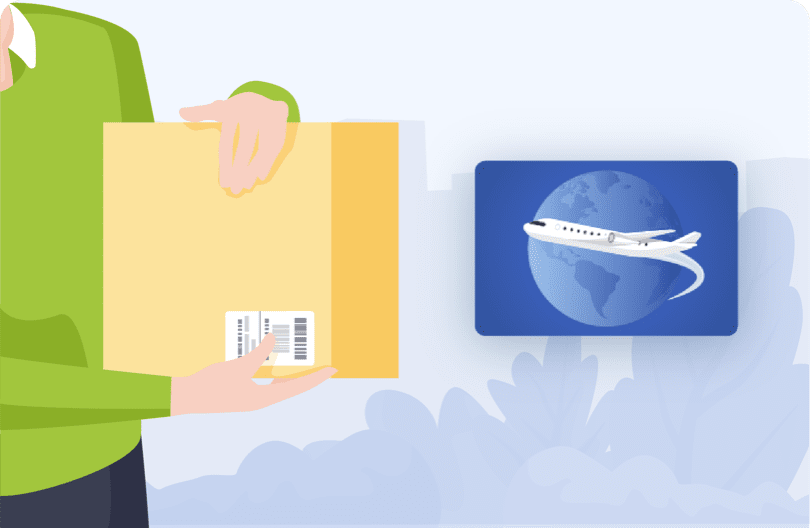 Send parcels abroad