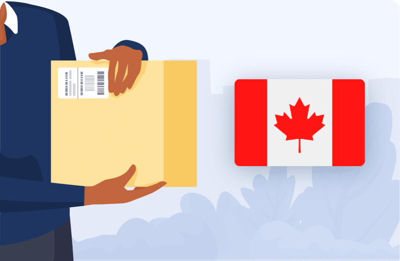 Send parcel to Canada