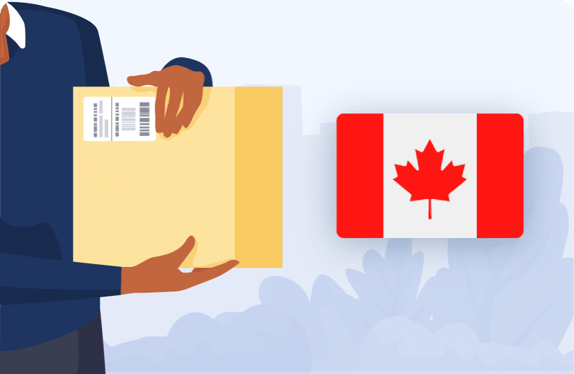 Skicka paket till Canada