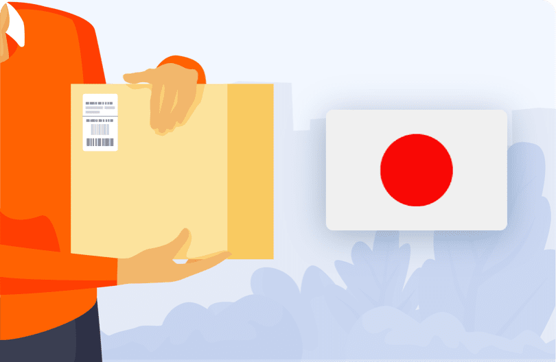 Send parcel to Japan