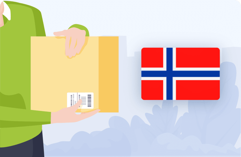 Skicka paket till Norge