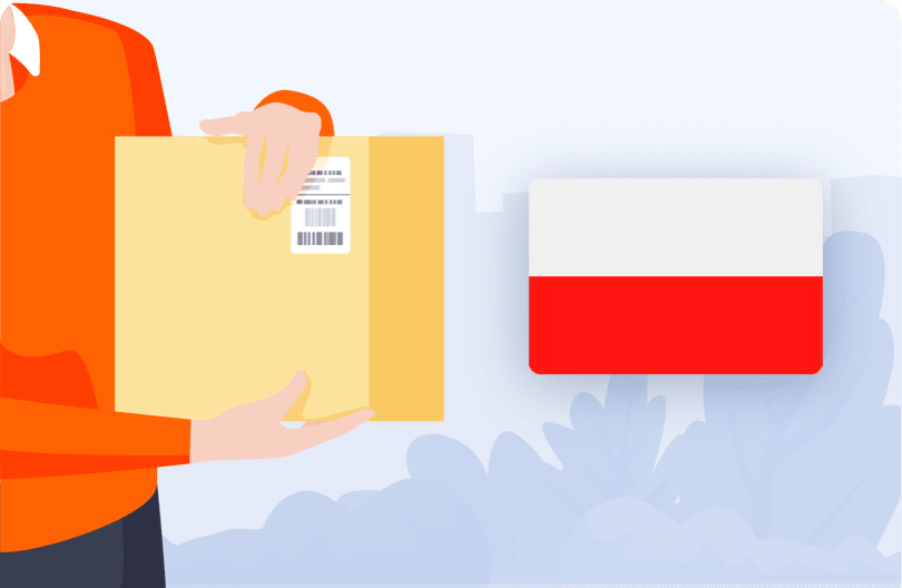 Skicka paket till Polen