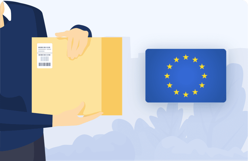 Skicka paket till EU