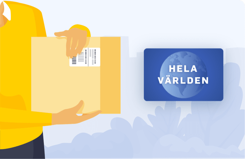 Skicka paket till hela världen